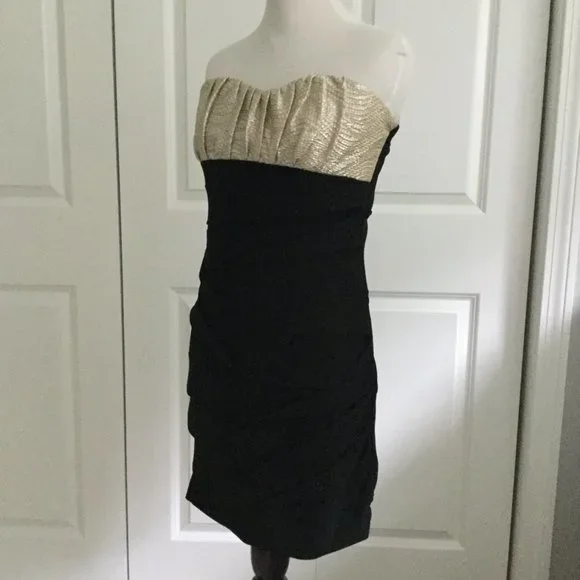Ruby Rox | Dresses | Black And Gold Sparkle Bodycon Homecoming Dress |  Poshmark